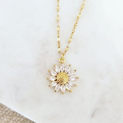 Sunbeam Glow: The Sunflower Necklace